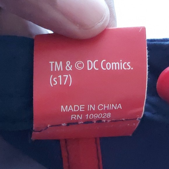 Superman Snapback Adjustable Cap Red and Blue - Picture 6 of 7